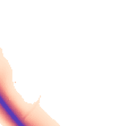 Night-time road noise heatmap for CV47 2AU