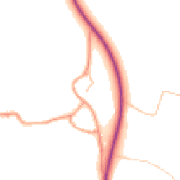 Daytime road noise heatmap for CV47 2BE