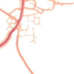 Daytime road noise heatmap for CV47 2EA