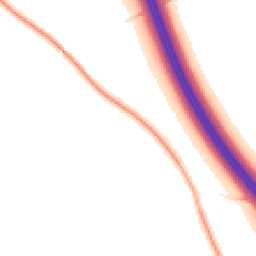 Night-time road noise heatmap for CV47 2PA