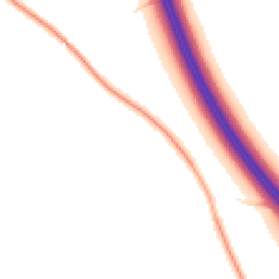 Night-time road noise heatmap for CV47 2PE