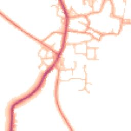 Daytime road noise heatmap for CV47 2YS