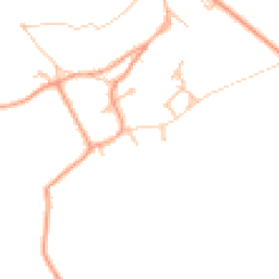 Daytime road noise heatmap for CV47 8LS