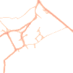 Daytime road noise heatmap for CV47 8LU