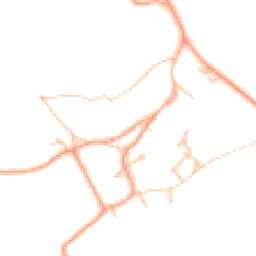 Daytime road noise heatmap for CV47 8NN