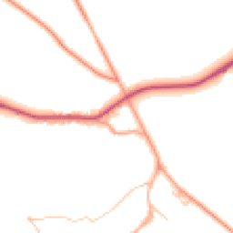 Daytime road noise heatmap for CV47 8NU