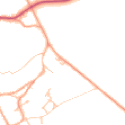 Daytime road noise heatmap for CV47 8PH