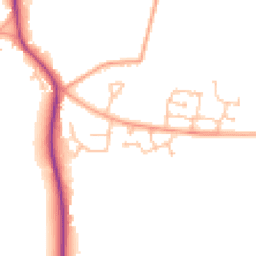 Daytime road noise heatmap for CV47 9AB