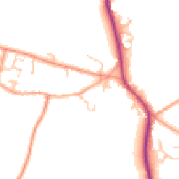 Daytime road noise heatmap for CV47 9FD