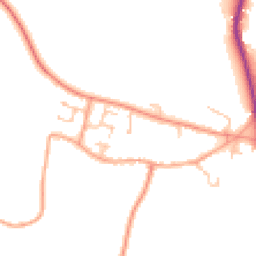 Daytime road noise heatmap for CV47 9NZ