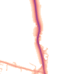 Daytime road noise heatmap for CV47 9PZ