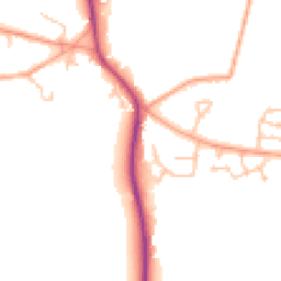 Daytime road noise heatmap for CV47 9QY