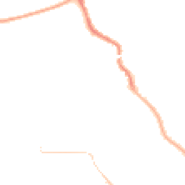 Night-time road noise heatmap for CV5 6FA