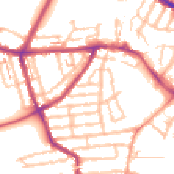 Daytime road noise heatmap for CV5 6HP