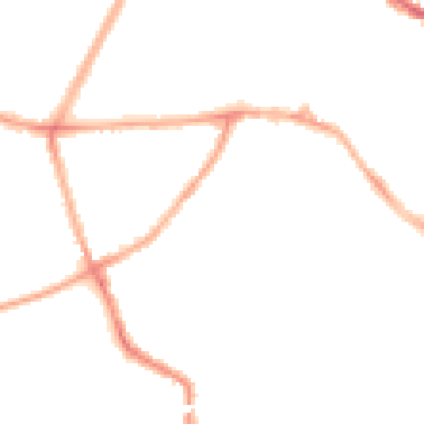 Night-time road noise heatmap for CV5 6HP