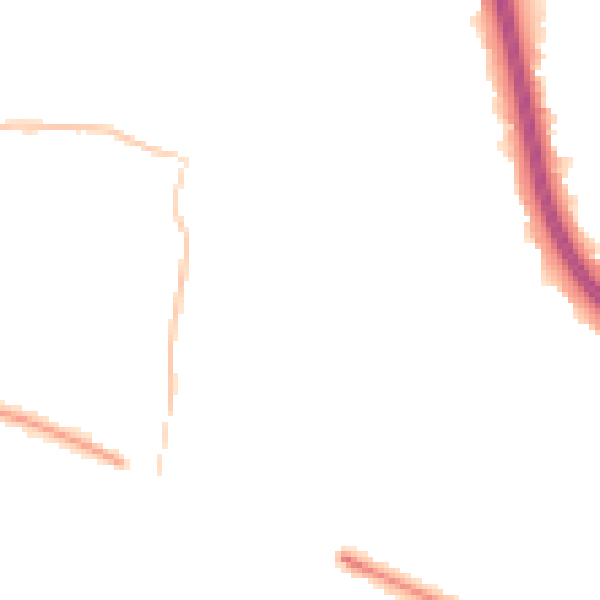 Night-time road noise heatmap for CV5 7BL