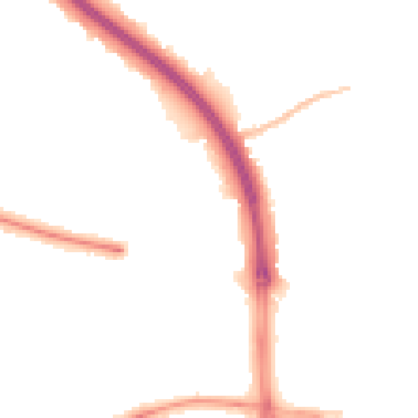 Night-time road noise heatmap for CV5 7HQ