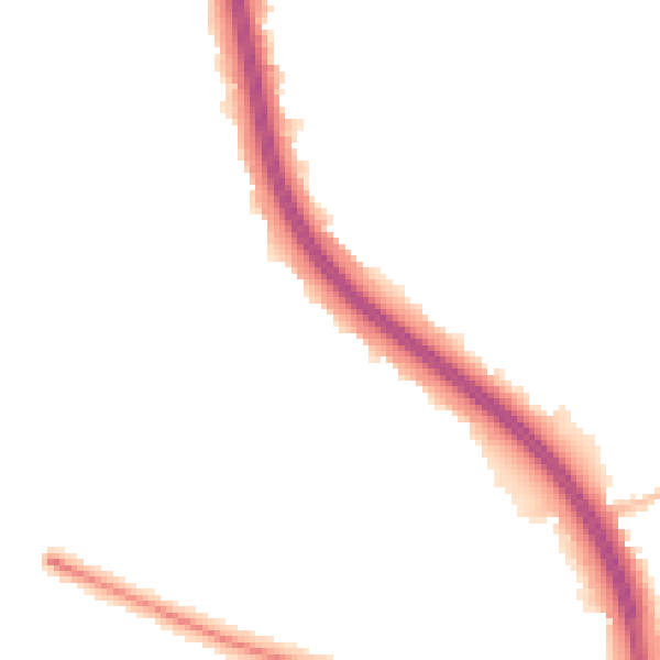 Night-time road noise heatmap for CV5 7JE