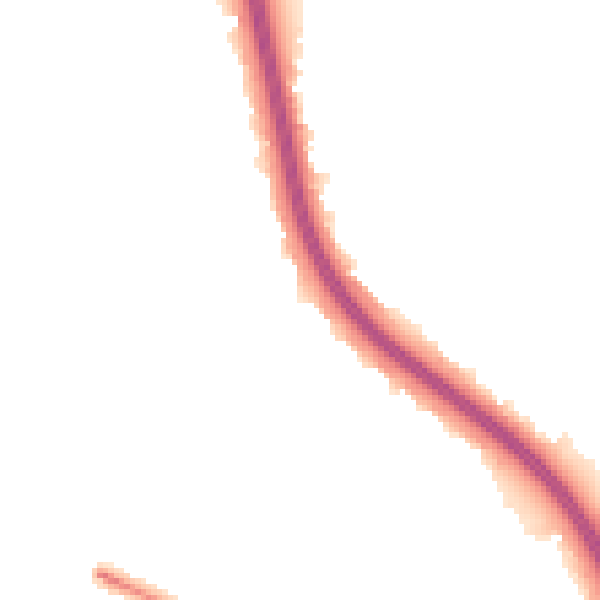 Night-time road noise heatmap for CV5 7JG