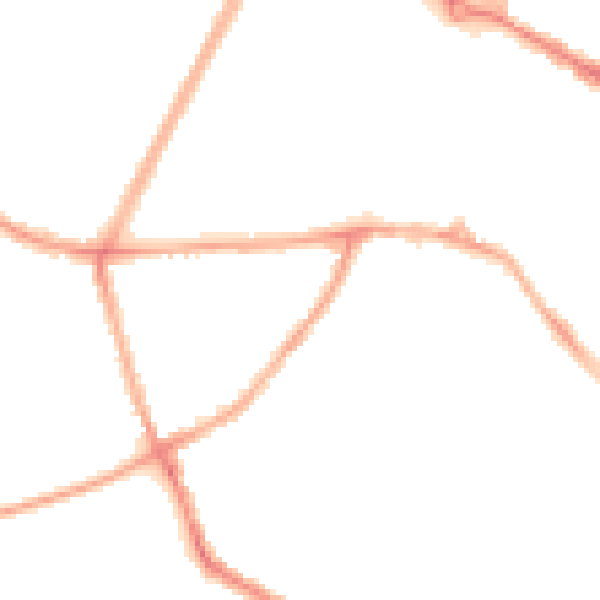 Night-time road noise heatmap for CV5 8DS