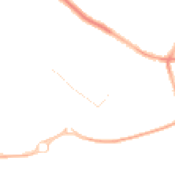 Night-time road noise heatmap for CV5 8NX