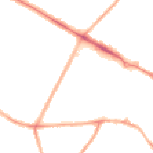 Night-time road noise heatmap for CV5 8PQ