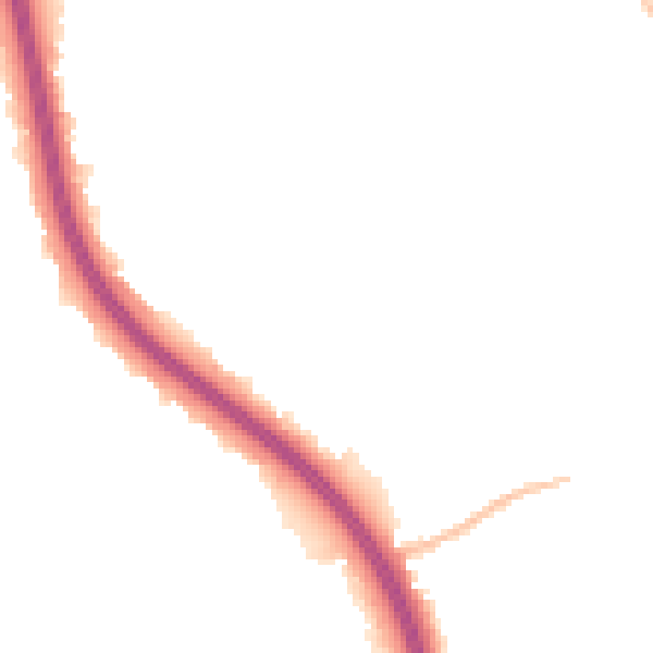 Night-time road noise heatmap for CV5 9HL