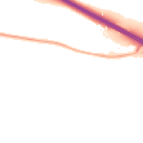 Night-time road noise heatmap for CV5 9QJ