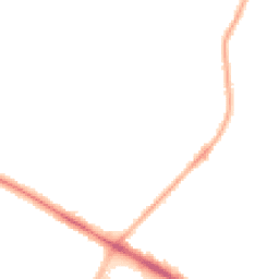 Night-time road noise heatmap for CV6 1AY