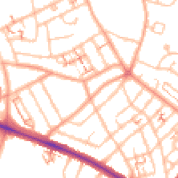 Daytime road noise heatmap for CV6 1BX
