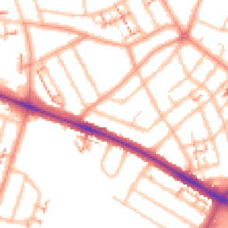 Daytime road noise heatmap for CV6 1DL