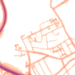 Daytime road noise heatmap for CV6 1GR