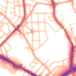 Daytime road noise heatmap for CV6 1NF