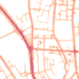 Daytime road noise heatmap for CV6 2FF