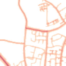 Daytime road noise heatmap for CV6 2NL