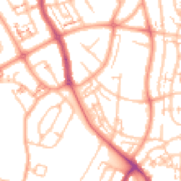 Daytime road noise heatmap for CV6 3AF