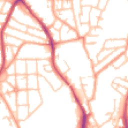 Daytime road noise heatmap for CV6 3BN
