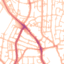 Daytime road noise heatmap for CV6 3HF