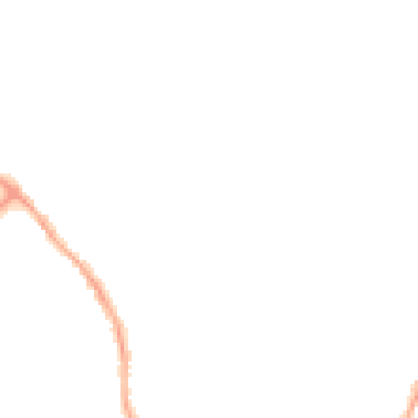 Night-time road noise heatmap for CV6 3LD
