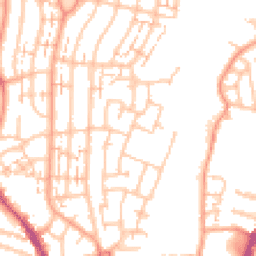 Daytime road noise heatmap for CV6 3LL