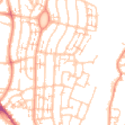 Daytime road noise heatmap for CV6 3LU