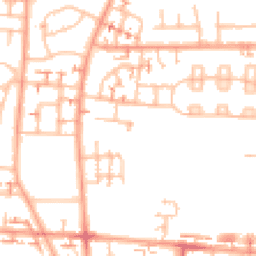 Daytime road noise heatmap for CV6 4ET