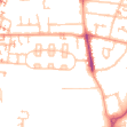 Daytime road noise heatmap for CV6 4EZ