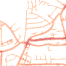 Daytime road noise heatmap for CV6 4HU