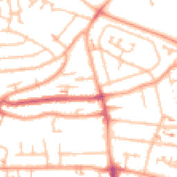 Daytime road noise heatmap for CV6 4LY