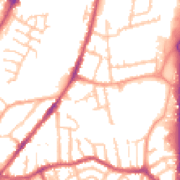 Daytime road noise heatmap for CV6 5EG