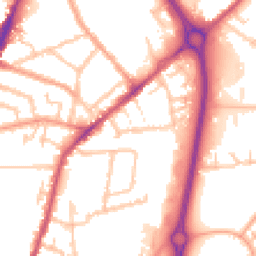 Daytime road noise heatmap for CV6 5GY