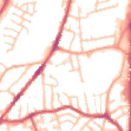 Daytime road noise heatmap for CV6 5QD