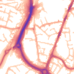 Daytime road noise heatmap for CV6 6FP