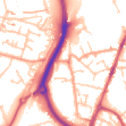 Daytime road noise heatmap for CV6 6FT